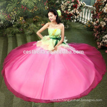 Высокое качество 100% из бисера современное вечернее платье вечернее платье розовый вечернее платье платья quinceanera бальное платье